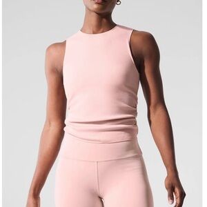 Women's Pink Sleeveless Top